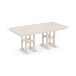 POLYWOOD Farmhouse 37" X 72" Dining Table -HomeNest Store FDT3772SA Sand