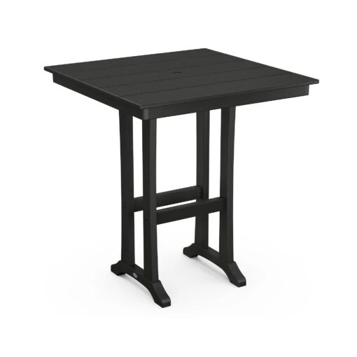 POLYWOOD Farmhouse Trestle 37" Bar Table - Image 2