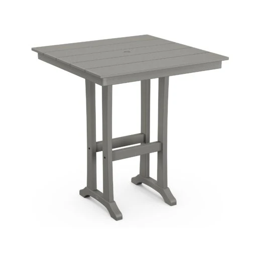 POLYWOOD Farmhouse Trestle 37" Bar Table - Image 3