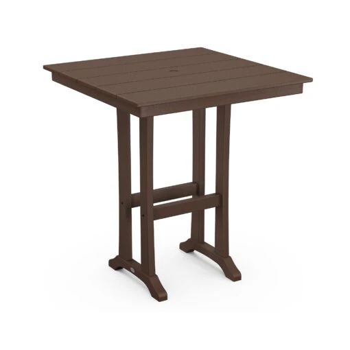 POLYWOOD Farmhouse Trestle 37" Bar Table - Image 5