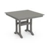 POLYWOOD Farmhouse Trestle 37" Dining Table -HomeNest Store Farmhouse Trestle 37 Inch Dining Table