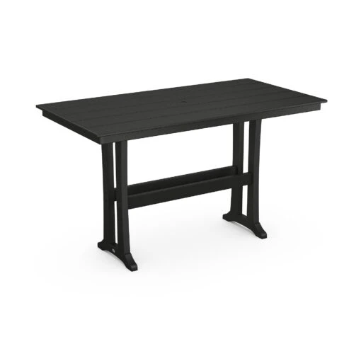 POLYWOOD Farmhouse Trestle 37" X 72" Bar Table - Image 3