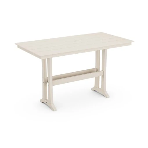 POLYWOOD Farmhouse Trestle 37" X 72" Bar Table - Image 6