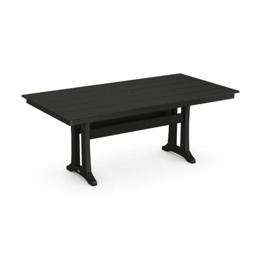 POLYWOOD Farmhouse Trestle 37" X 72" Dining Table - Image 4