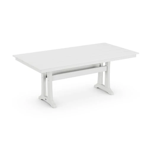 POLYWOOD Farmhouse Trestle 37" X 72" Dining Table - Image 8