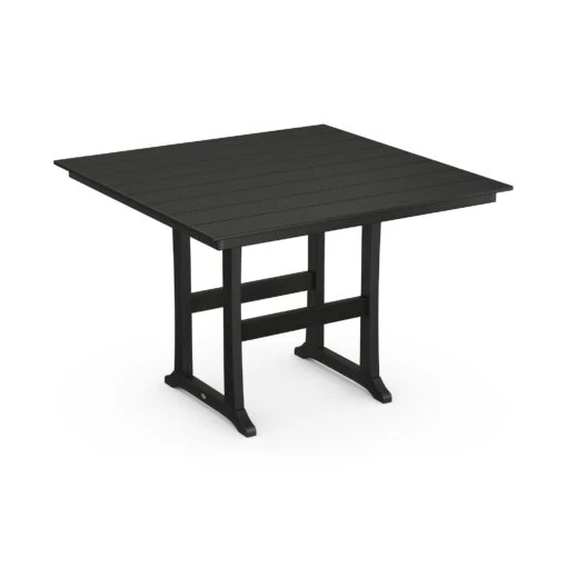 POLYWOOD Farmhouse Trestle 59" Bar Table - Image 3