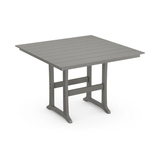 POLYWOOD Farmhouse Trestle 59" Bar Table - Image 2