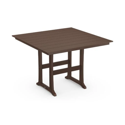 POLYWOOD Farmhouse Trestle 59" Bar Table - Image 5