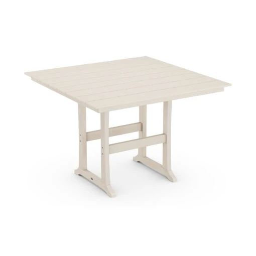 POLYWOOD Farmhouse Trestle 59" Bar Table - Image 6