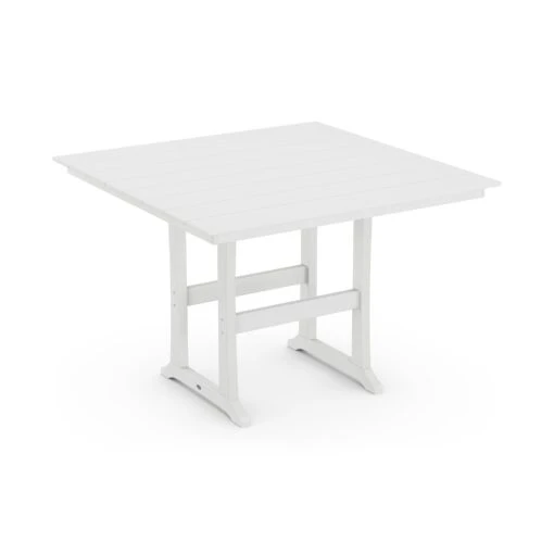 POLYWOOD Farmhouse Trestle 59" Bar Table - Image 7