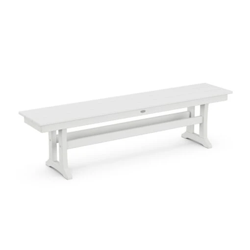POLYWOOD Farmhouse Trestle 65" Bench - Image 8