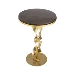 Folio Wood Top Accent Table -HomeNest Store Folio Wood Top Accent Table 2