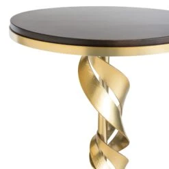 Folio Wood Top Accent Table -HomeNest Store Folio Wood Top Accent Table 3