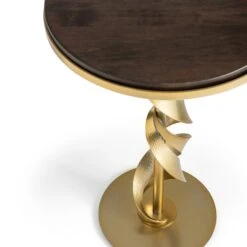 Folio Wood Top Accent Table -HomeNest Store Folio Wood Top Accent Table 4