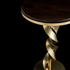 Folio Wood Top Accent Table -HomeNest Store Folio Wood Top Accent Table 6