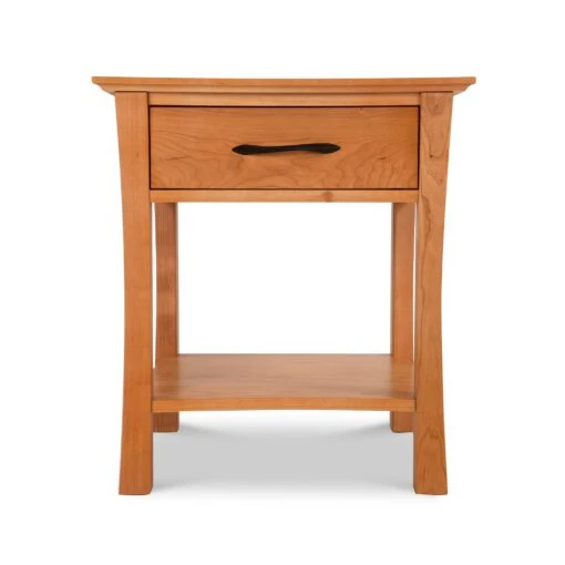 Green Mountain 1-Drawer Open Shelf Nightstand - Image 2