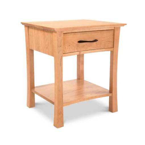 Green Mountain 1-Drawer Open Shelf Nightstand - Image 7