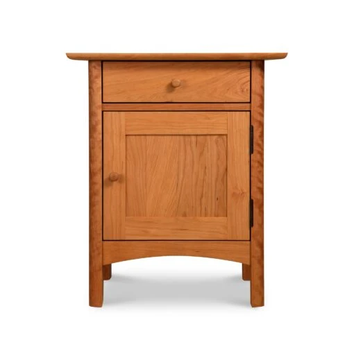 Heartwood Shaker 1-Drawer Nightstand With Door - Image 2