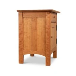 Heartwood Shaker 1-Drawer Nightstand With Door -HomeNest Store Heartwood Shaker 1 Drawer 1 Door Nightstand 2