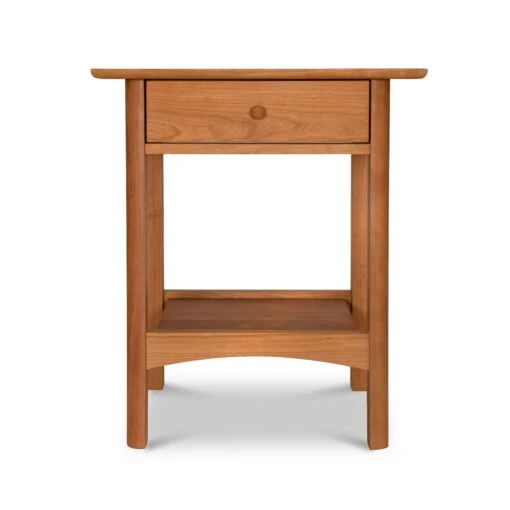 Heartwood Shaker 1-Drawer Open Shelf Nightstand - Image 2