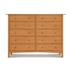 Heartwood Shaker 10-Drawer Dresser