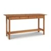 Heartwood Shaker 2-Drawer Console Table -HomeNest Store Heartwood Shaker 2 Drawer Console Table