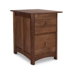 Heartwood Shaker 2-Drawer Vertical File Cabinet -HomeNest Store Heartwood Shaker 2 Drawer Vertical File Cabinet Natural Walnut