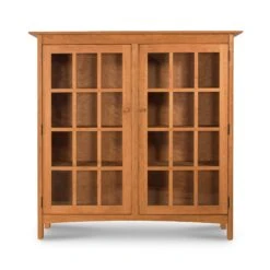 Heartwood Shaker 2-Glass Door Bookcase