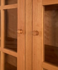 Heartwood Shaker 2-Glass Door Bookcase -HomeNest Store Heartwood Shaker 2 Glass Door Bookcase 4