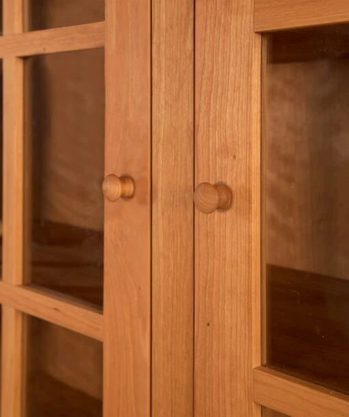 Heartwood Shaker 2-Glass Door Bookcase - Image 4