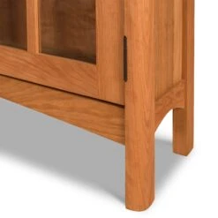 Heartwood Shaker 2-Glass Door Bookcase -HomeNest Store Heartwood Shaker 2 Glass Door Bookcase 5