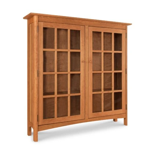 Heartwood Shaker 2-Glass Door Bookcase - Image 6