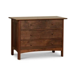 Heartwood Shaker 3-Drawer Chest -HomeNest Store Heartwood Shaker 3 Drawer Chest Natural Walnut