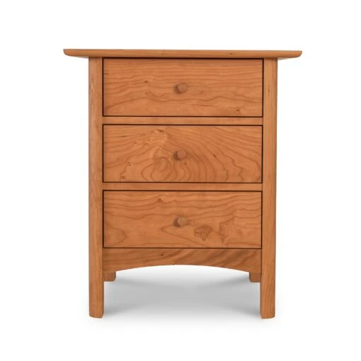 Heartwood Shaker 3-Drawer Nightstand - Image 2