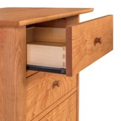 Heartwood Shaker 3-Drawer Nightstand -HomeNest Store Heartwood Shaker 3 Drawer Nightstand 2