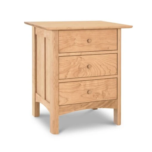 Heartwood Shaker 3-Drawer Nightstand - Image 5
