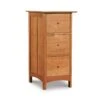 Heartwood Shaker 3-Drawer Vertical File Cabinet -HomeNest Store Heartwood Shaker 3 Drawer Vertical File Cabinet