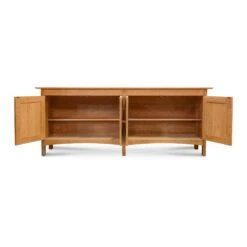 Heartwood Shaker 4-Door Console Bookcase -HomeNest Store Heartwood Shaker 4 Door Console 2