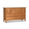 Heartwood Shaker 8-Drawer 2-Door Dresser -HomeNest Store Heartwood Shaker 8 Drawer 2 Door Dresser