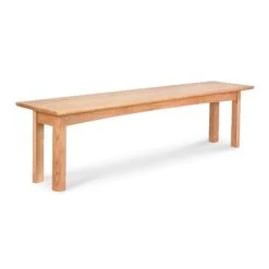 Heartwood Shaker Bench -HomeNest Store Heartwood Shaker Bench 64 Inch Natural Maple