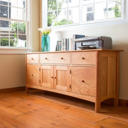 Heartwood Shaker File Credenza - Image 5