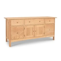Heartwood Shaker File Credenza -HomeNest Store Heartwood Shaker File Credenza Natural Maple