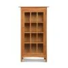 Heartwood Shaker Glass Door Bookcase -HomeNest Store Heartwood Shaker Glass Door Bookcase