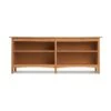 Heartwood Shaker Open Console Bookcase -HomeNest Store Heartwood Shaker Open Bookcase Console
