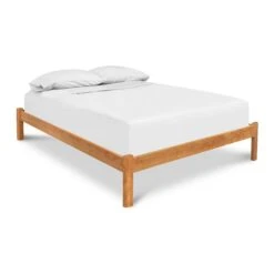 Heartwood Shaker Studio-Style Platform Bed -HomeNest Store Heartwood Shaker Studio Platform Bed Natural Cherry