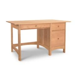 Heartwood Shaker Study Desk -HomeNest Store Heartwood Shaker Study Desk Natural Maple