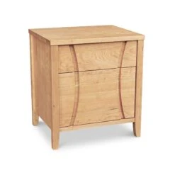 Holland 1-Drawer Nightstand With Door -HomeNest Store Holland 1 Drawer 1 Door Nightstand Natural Maple