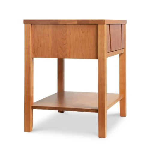 Holland 1-Drawer Open Shelf Nightstand - Image 3