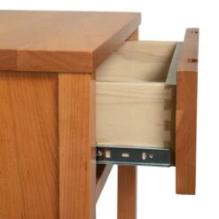 Holland 1-Drawer Open Shelf Nightstand -HomeNest Store Holland 1 Drawer Open Shelf Nightstand 3