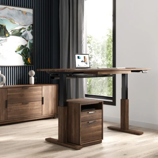 Linear Narrow Rolling File Cabinet With Cubby - Image 3